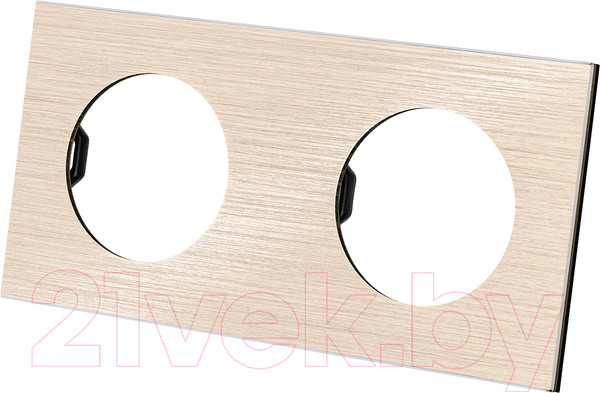 Изображение товара Рамка для выключателей и розеток TDM Байкал / SQ1819-0561 (шампань)