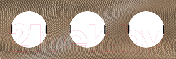 Изображение товара Рамка для выключателей и розеток TDM Байкал / SQ1819-0457 (бронза)