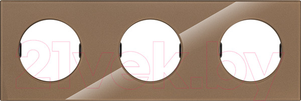 Изображение товара Рамка для выключателей и розеток TDM Байкал / SQ1819-0404 (бронза)