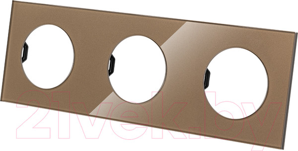 Изображение товара Рамка для выключателей и розеток TDM Байкал / SQ1819-0404 (бронза)