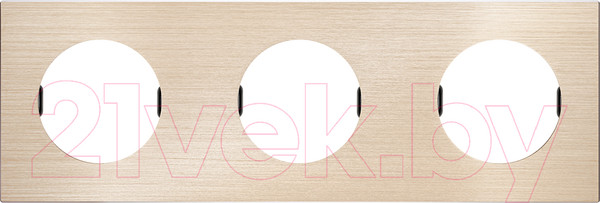 Изображение товара Рамка для выключателей и розеток TDM Байкал / SQ1819-0562 (шампань)