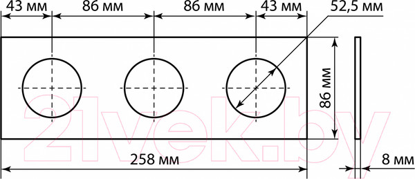 Изображение товара Рамка для выключателей и розеток TDM Байкал / SQ1819-0504 (шампань)