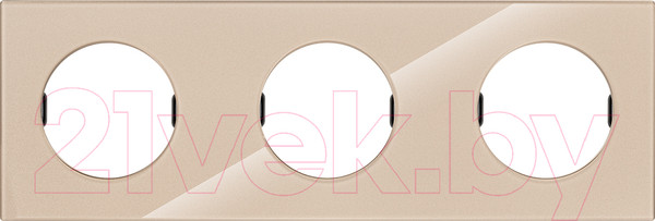 Изображение товара Рамка для выключателей и розеток TDM Байкал / SQ1819-0504 (шампань)