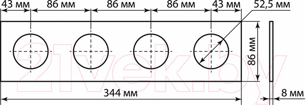 Изображение товара Рамка для выключателей и розеток TDM Байкал / SQ1819-0263 (агат)