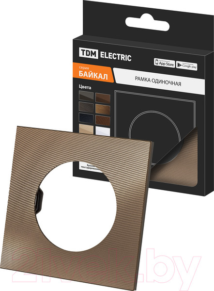 Изображение товара Рамка для выключателей и розеток TDM Байкал / SQ1819-0455 (бронза)
