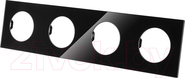 Изображение товара Рамка для выключателей и розеток TDM SQ1819-0205 (агат)