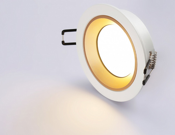 Изображение товара Точечный светильник Ambrella A8922 WH/GD (белый/золото)