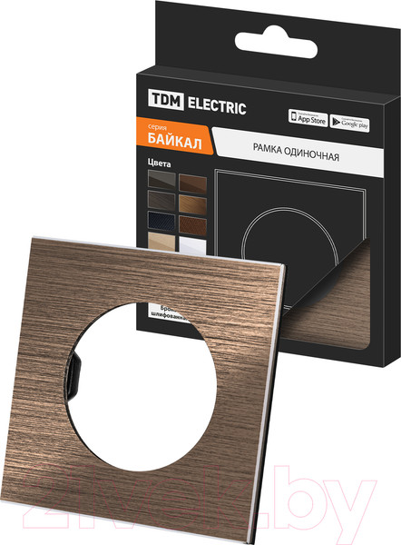 Изображение товара Рамка для выключателей и розеток TDM Байкал / SQ1819-0460 (бронза)