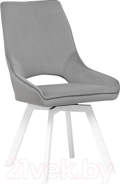 Изображение товара Стул Импэкс Leset Галвес поворотный механизм (белый/велюр серый)
