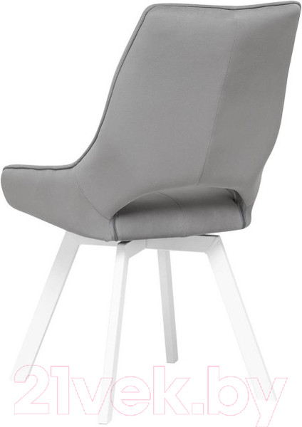 Изображение товара Стул Импэкс Leset Галвес поворотный механизм (белый/велюр серый)