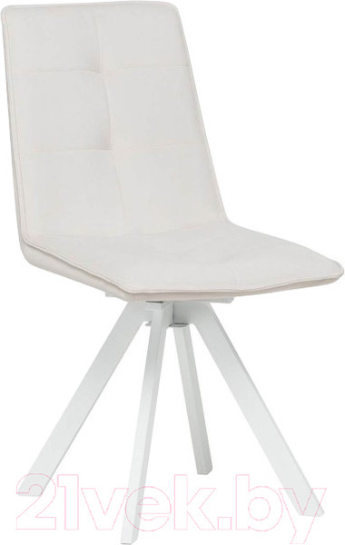 Изображение товара Стул Импэкс Leset Умбра поворотный механизм (белый/велюр молочный)