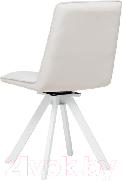 Изображение товара Стул Импэкс Leset Умбра поворотный механизм (белый/велюр молочный)