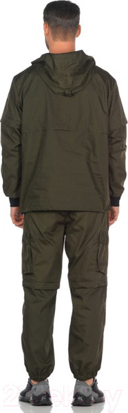 Изображение товара Костюм для охоты и рыбалки Huntsman Антигнус Люкс Хаки Сорочка Смесовая (52-54/182-188)