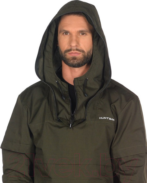 Изображение товара Костюм для охоты и рыбалки Huntsman Антигнус Люкс Хаки Сорочка Смесовая (52-54/182-188)