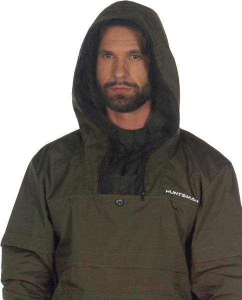 Изображение товара Костюм для охоты и рыбалки Huntsman Антигнус Люкс Хаки Сорочка Смесовая (52-54/182-188)