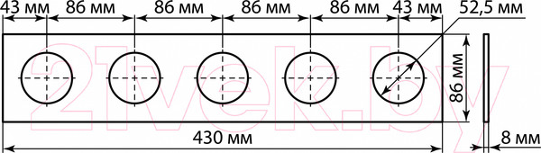 Изображение товара Рамка для выключателей и розеток TDM Байкал / SQ1819-0459 (бронза)