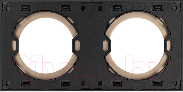 Изображение товара Рамка для выключателей и розеток TDM Байкал / SQ1819-0556 (шампань)