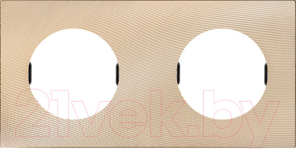 Изображение товара Рамка для выключателей и розеток TDM Байкал / SQ1819-0556 (шампань)