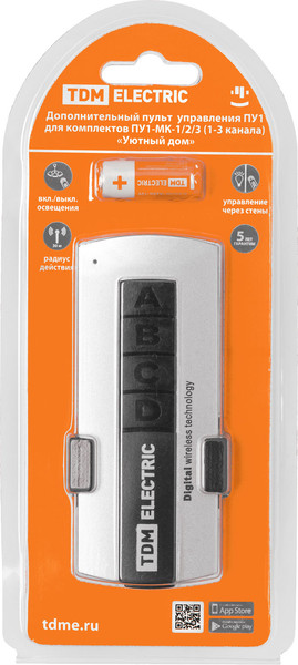 Изображение товара Пульт для дистанционного выключателя TDM SQ1508-0108