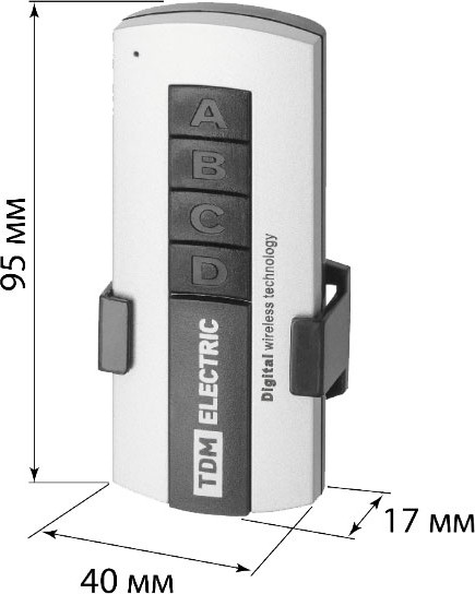 Изображение товара Пульт для дистанционного выключателя TDM SQ1508-0108
