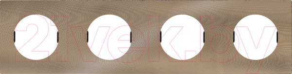 Изображение товара Рамка для выключателей и розеток TDM Байкал / SQ1819-0458 (бронза)