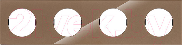 Изображение товара Рамка для выключателей и розеток TDM Байкал / SQ1819-0405 (бронза)