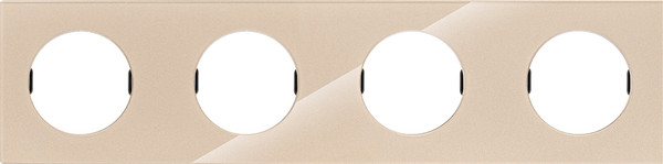 Изображение товара Рамка для выключателей и розеток TDM Байкал / SQ1819-0505 (шампань)