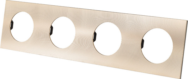 Изображение товара Рамка для выключателей и розеток TDM Байкал / SQ1819-0558 (шампань)