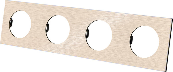 Изображение товара Рамка для выключателей и розеток TDM Байкал / SQ1819-0563 (шампань)