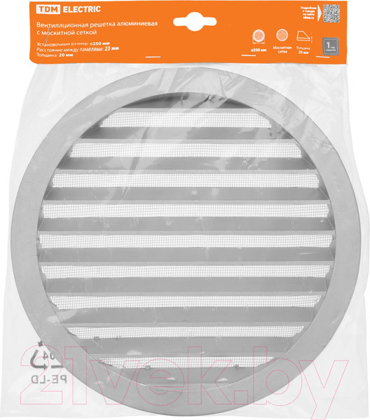 Изображение товара Решетка вентиляционная TDM SQ1807-0805