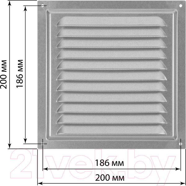 Изображение товара Решетка вентиляционная TDM SQ1807-0714