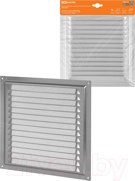 Изображение товара Решетка вентиляционная TDM SQ1807-0715