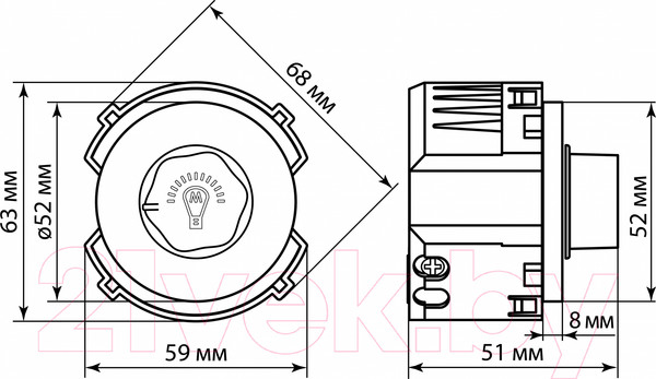 Изображение товара Диммер TDM SQ1819-0441