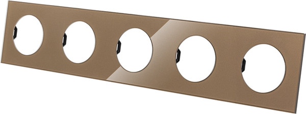Изображение товара Рамка для выключателей и розеток TDM Байкал / SQ1819-0406 (бронза)