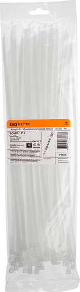 Изображение товара Стяжка для кабеля TDM SQ0515-1112 (100шт)