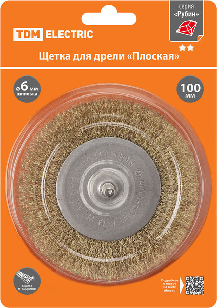 Изображение товара Щетка для электроинструмента TDM Для дрели SQ1096-0203