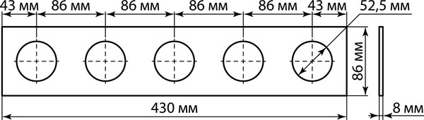 Изображение товара Рамка для выключателей и розеток TDM Байкал / SQ1819-0306 (платина)