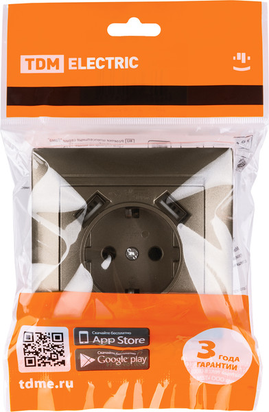 Изображение товара Розетка TDM Лама SQ1815-0742 (бронза)