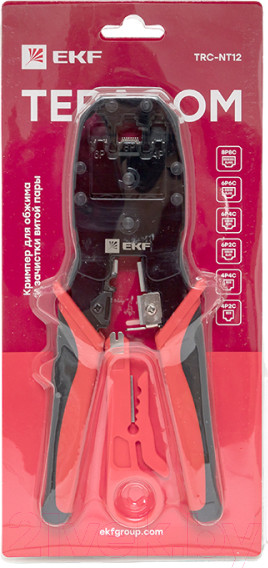 Изображение товара Инструмент обжимной EKF Teracom TRC-NT12