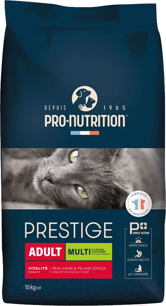 Изображение товара Сухой корм для кошек Flatazor Prestige Adult Multi с птицей и овощами (10кг)