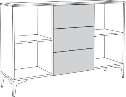 Изображение товара Тумба Mobi Валенсия 13.309.01 (белый РЕ шагрень/белый шагрень ПВХ)