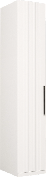 Изображение товара Шкаф-пенал Mobi Валенсия 13.207.01 (белый РЕ шагрень/белый шагрень ПВХ)