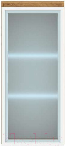 Изображение товара Шкаф-пенал Памир Гретта 1В (крафт золотой/белый)