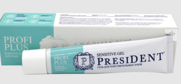 Изображение товара Гель для укрепления эмали PresiDent Profi Plus Sensitive (30мл)