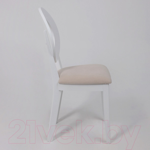 Изображение товара Стул Аврора Коломбо-2 (кремовый велюр вивальди 02/белый)