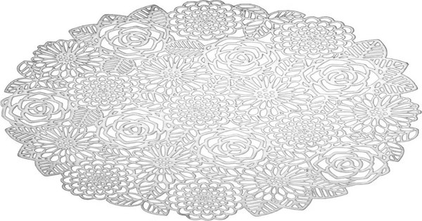 Изображение товара Сервировочная салфетка Decor de table Rose 38 / DDT-4010 (серебристый)