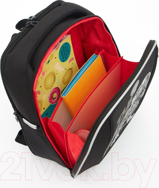 Изображение товара Школьный рюкзак Grizzly RAf-493-2 (черный)