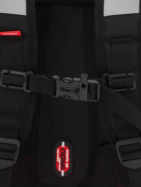 Изображение товара Школьный рюкзак Grizzly RAf-493-2 (черный)