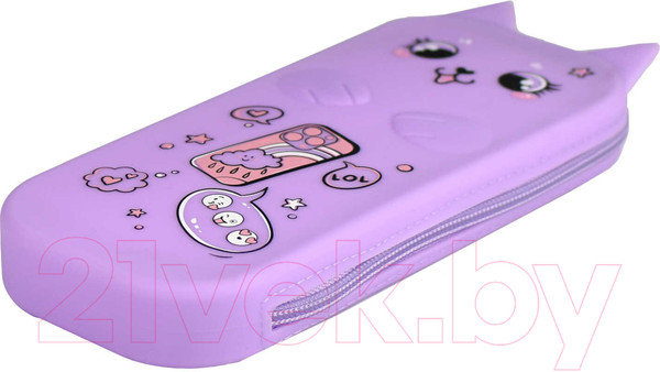 Изображение товара Пенал Феникс+ Лавандовый кот / 65361