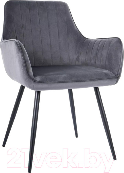 Изображение товара Стул Signal Apple Velvet (Bluvel 14 темно-серый/черный)